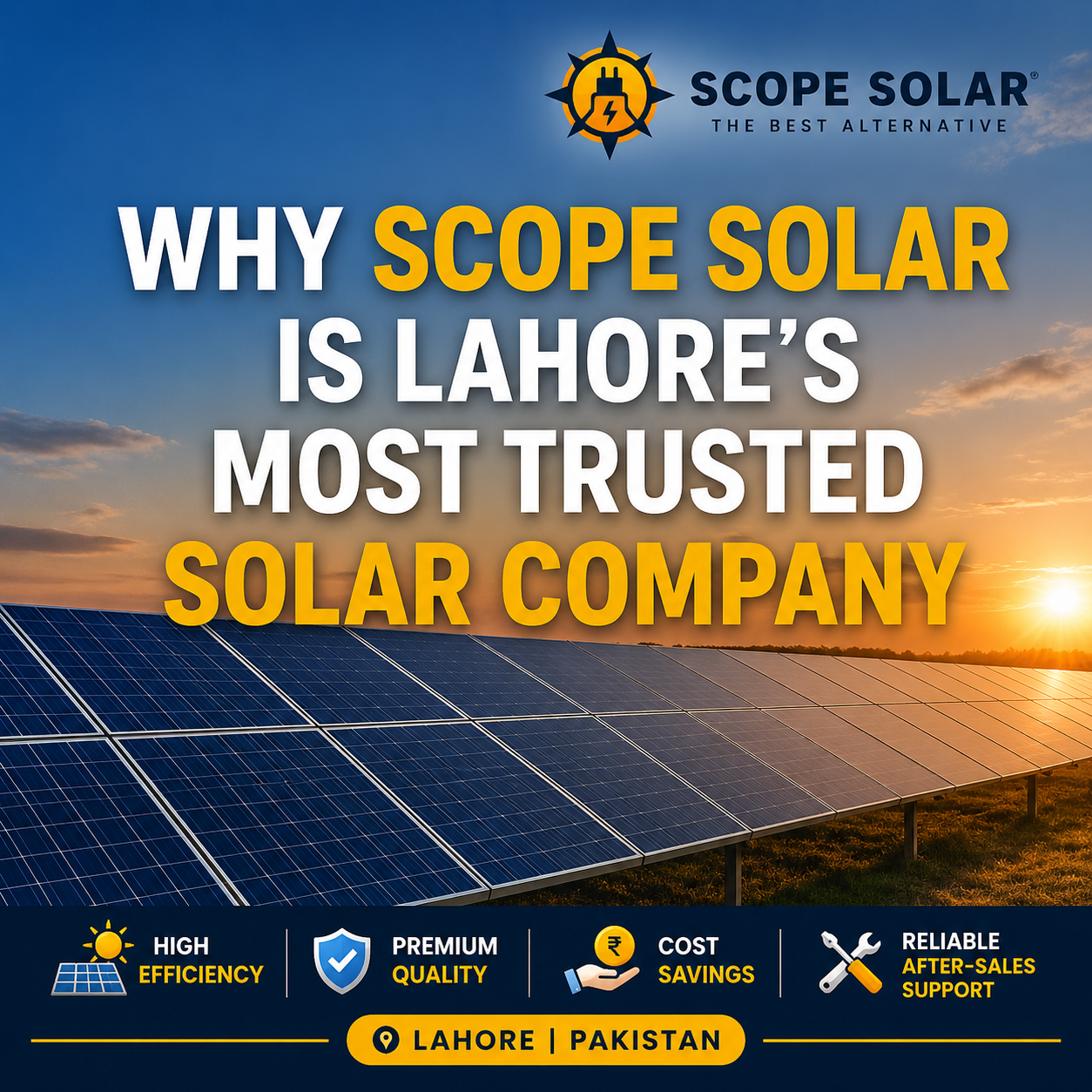 Lahore Most Trusted Solar Company 2025