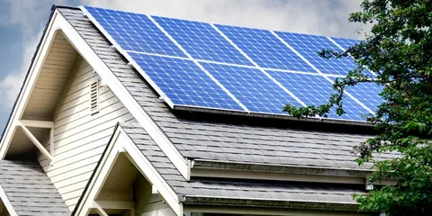 Residential solar panel system installed on a rooftop in Pakistan by Scope Solar