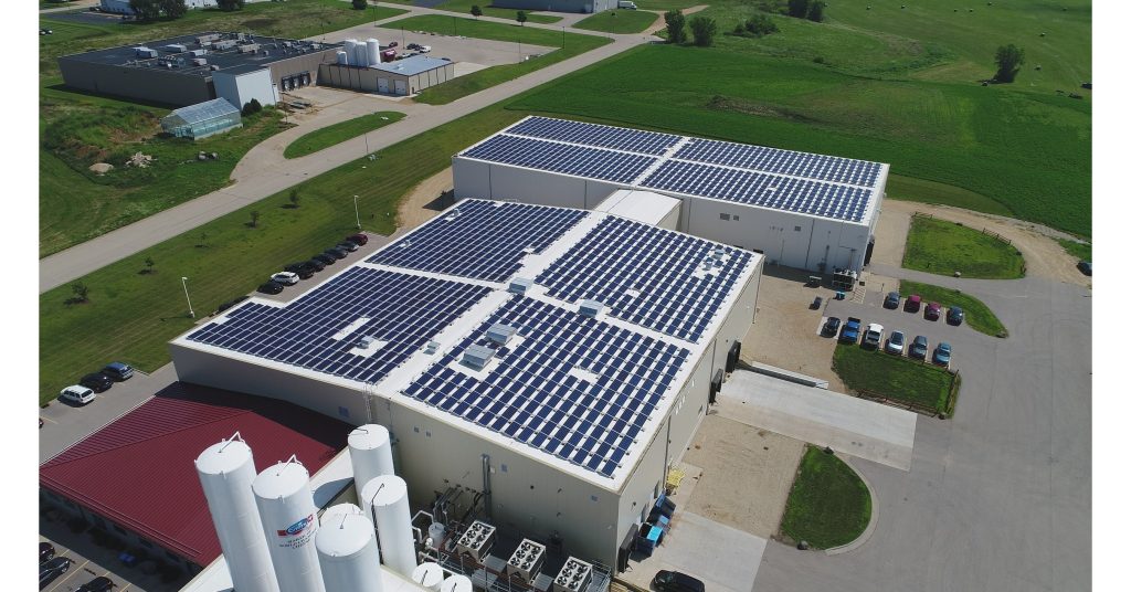 Industrial solar panels installed at a factory in Pakistan by Scope Solar