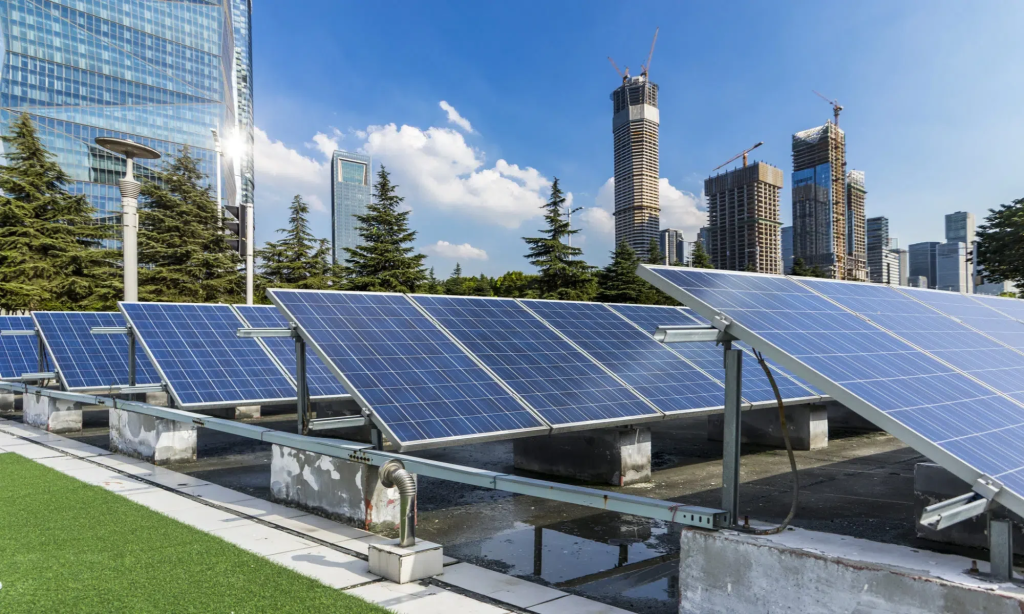 ROI of commercial solar systems showing cost savings, energy efficiency, and long-term business benefits with commercial solar energy solutions by Scope Solar