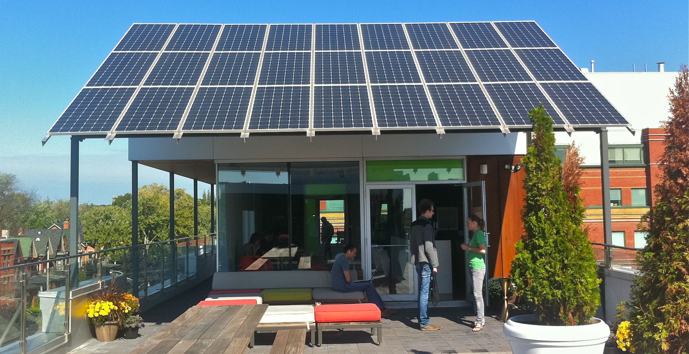 Buy solar panels for home with modern rooftop solar system