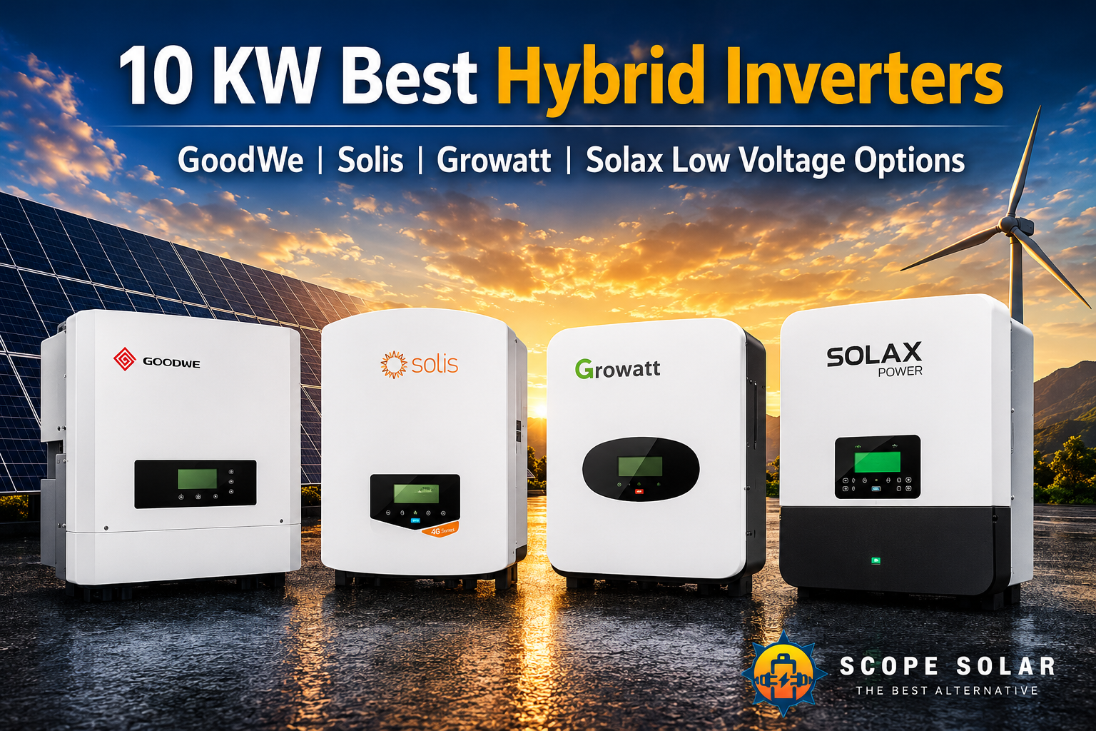 10 KW Best Hybrid Inverters for solar systems