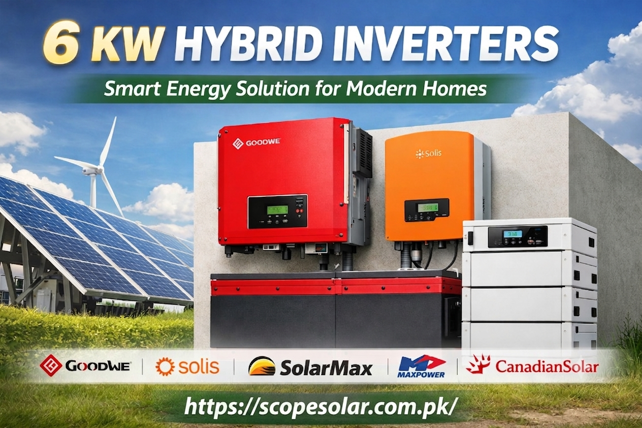 6 KW Hybrid Inverters solar system installation with battery backup by Scope Solar