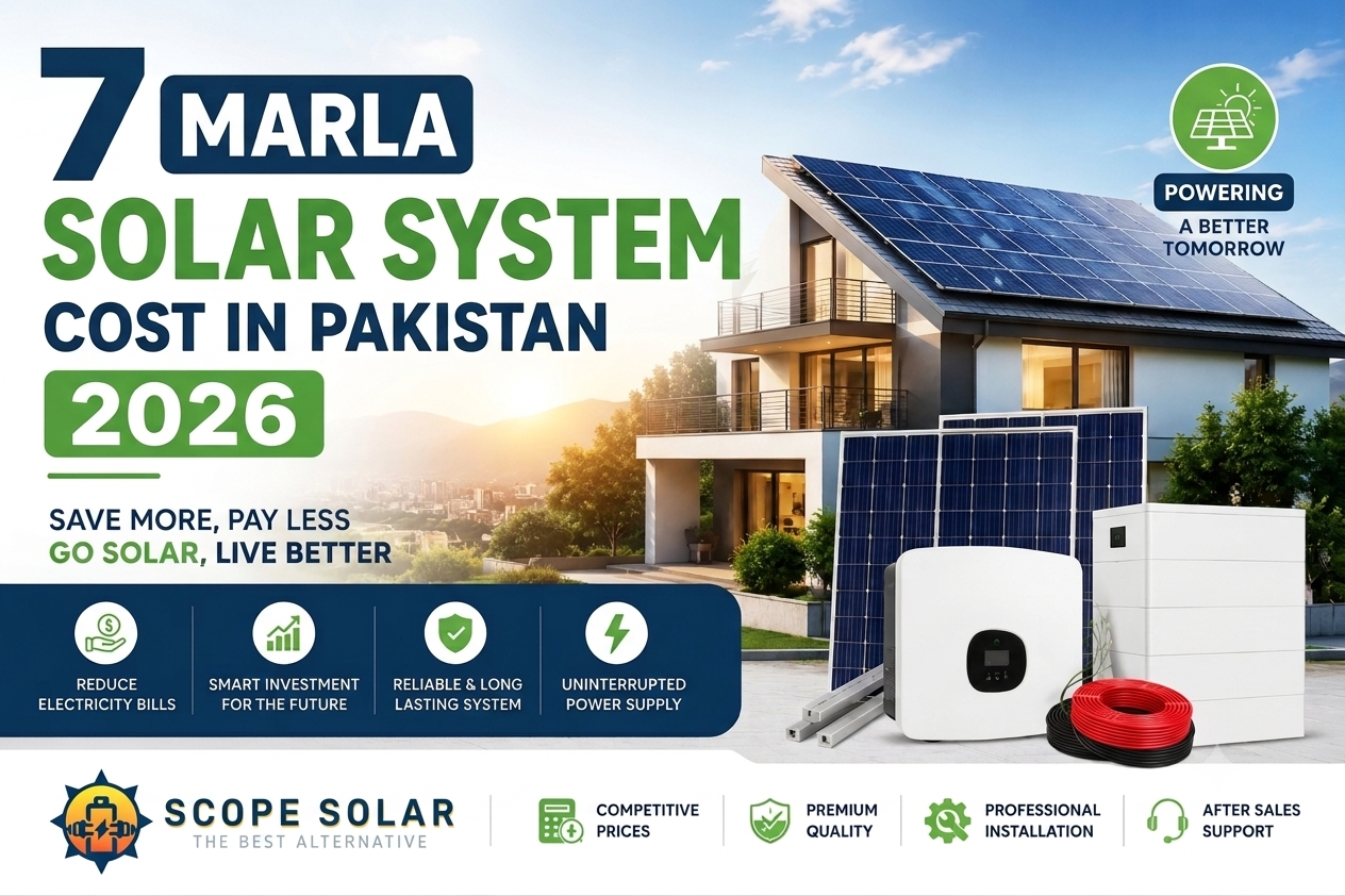 7 Marla Solar System Cost in Pakistan 2026